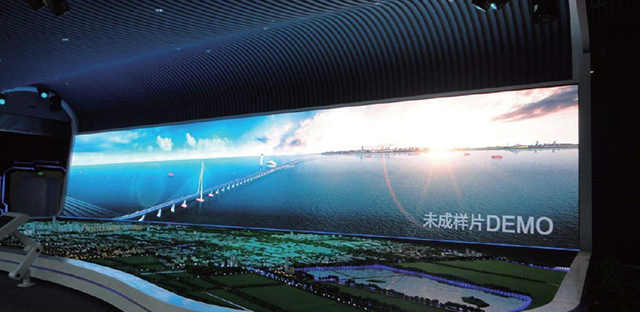 江蘇南通國(guó)際城市館展館P5室內(nèi)全彩LED顯示屏由上海智彩科技設(shè)計(jì)、安裝